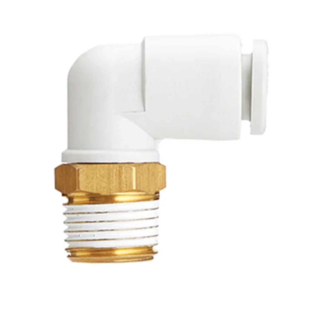 BRASS FITTING, 1.8 MALE THREAD, D 6 TUBE