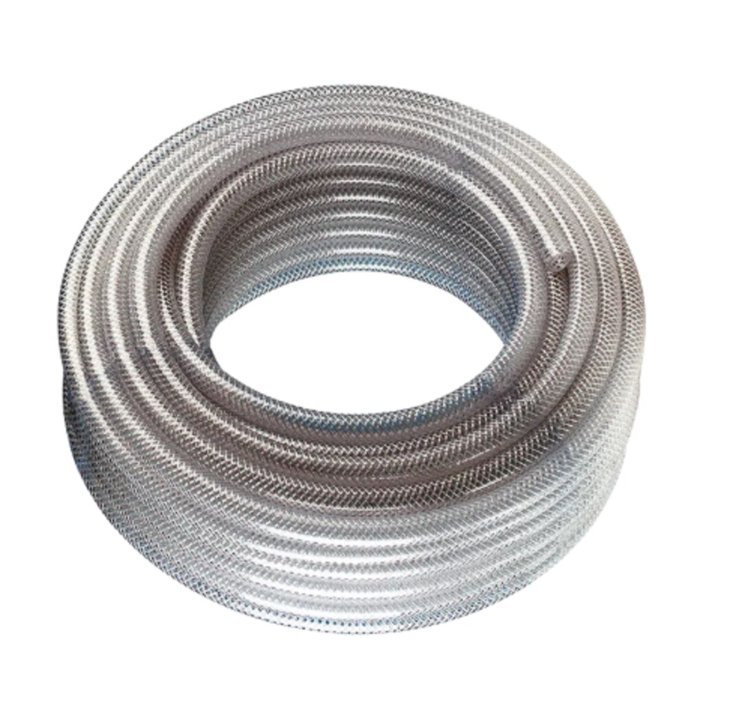 FT Pro 1/2" ID Braided Clear PVC X 30M