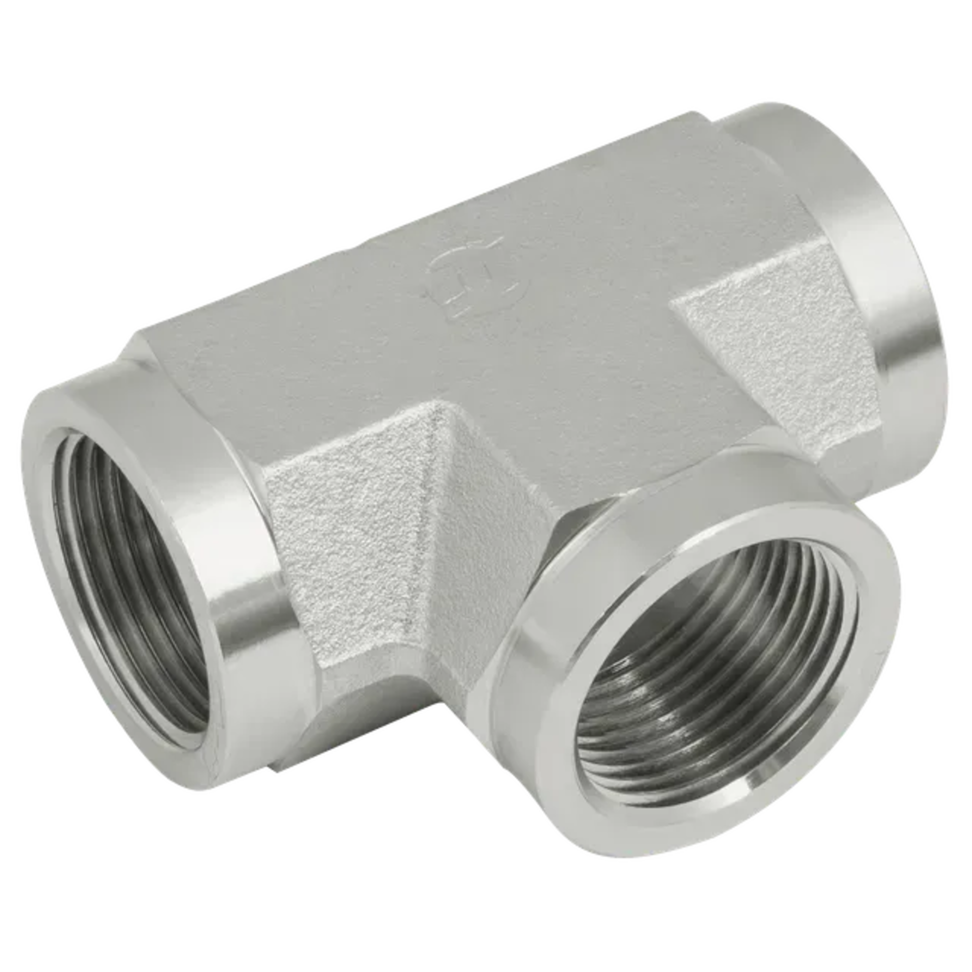 Brennan 3/8" BSPP Female Fixed Equal Tee Steel