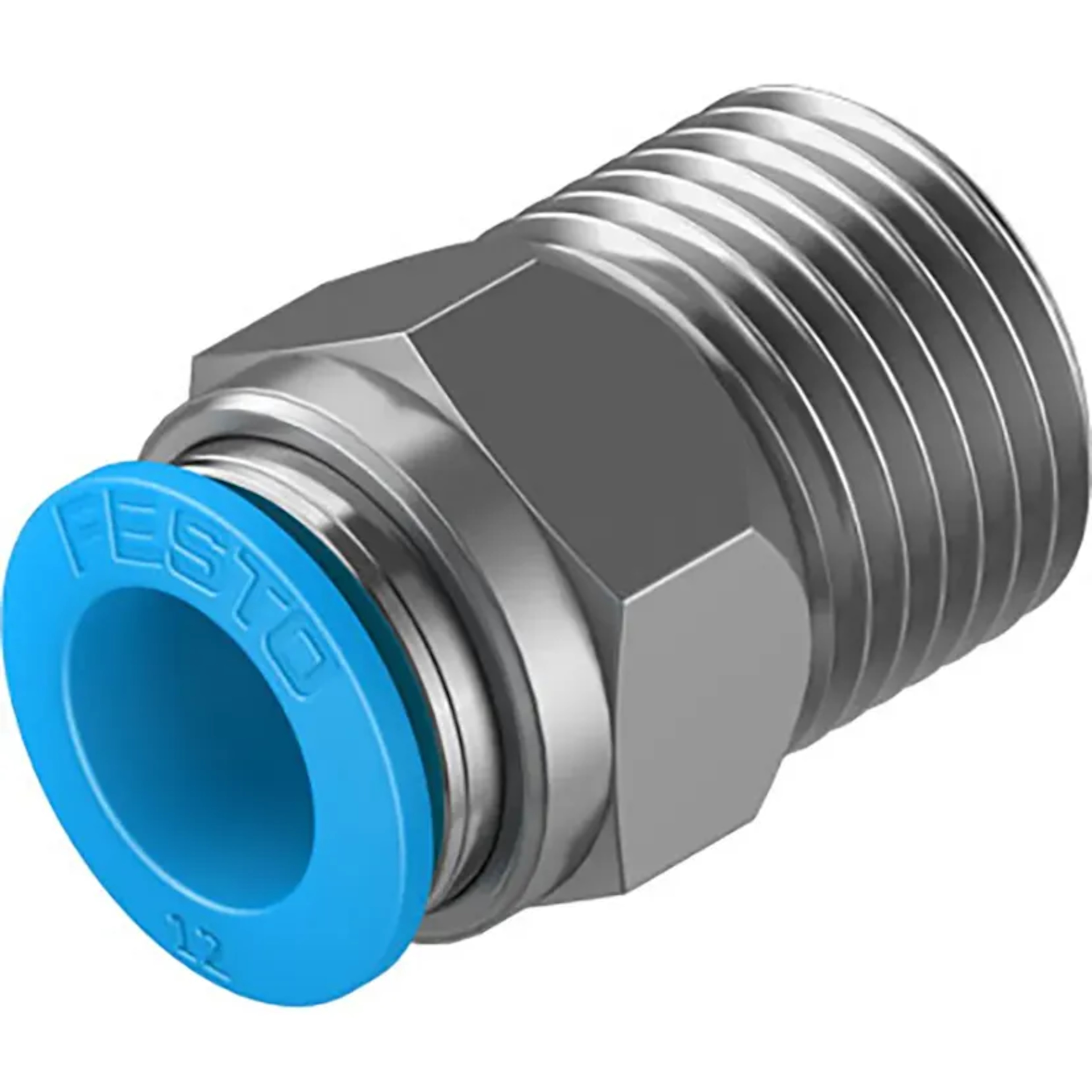 Festo QS-1/4-6 Push in Connector Sold in Multiples Of 10 Only